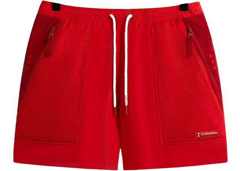 Short Kith X Columbia Wind Short Red Velvet - Taille XXL - Neuf Avec étiquettes - Homme