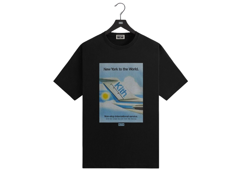 Kith NY To The World Int. Service Tee Black – Wilson's Stuff Kith NY To The World Int. Service Tee Black – Wilson's Stuff