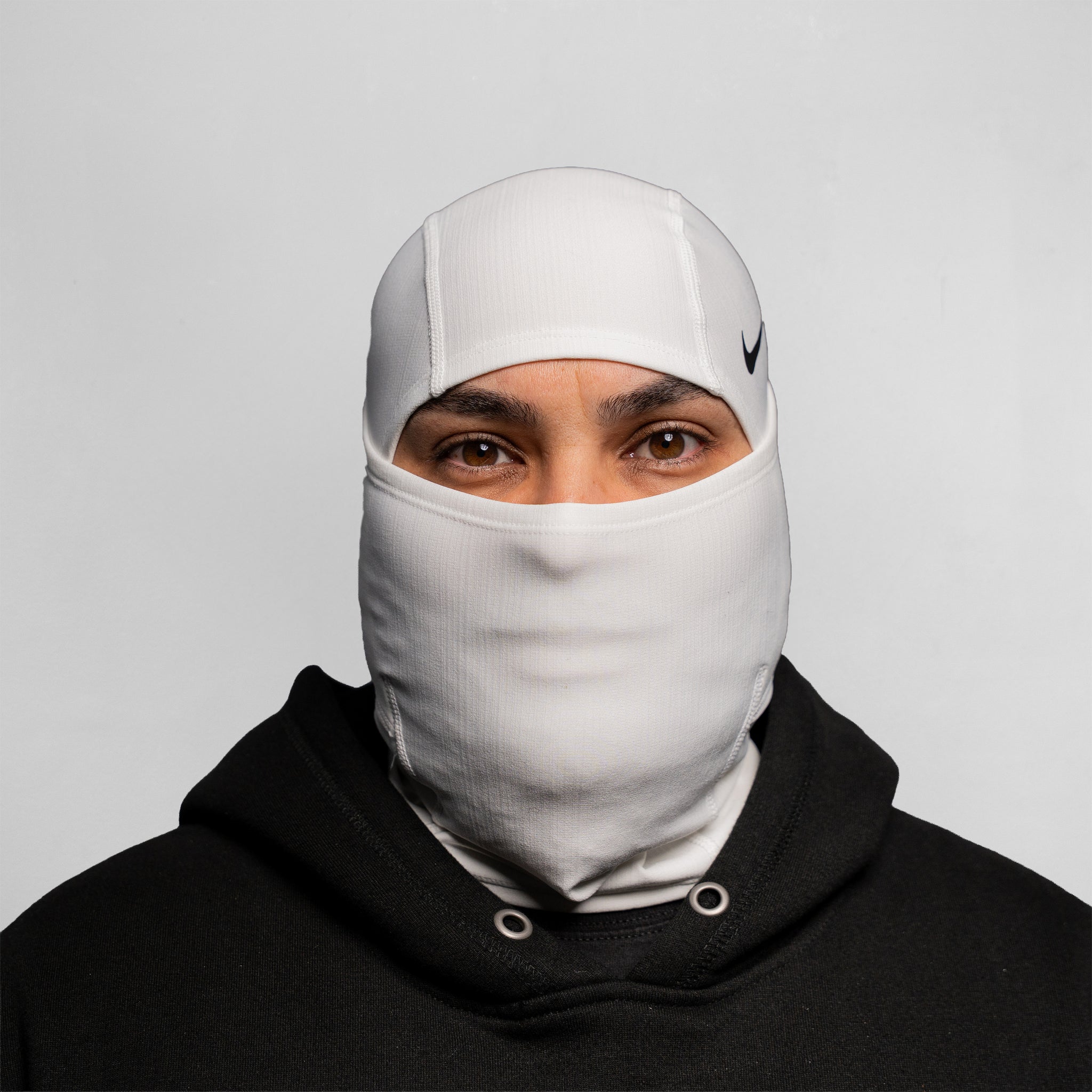 white nike balaclava
