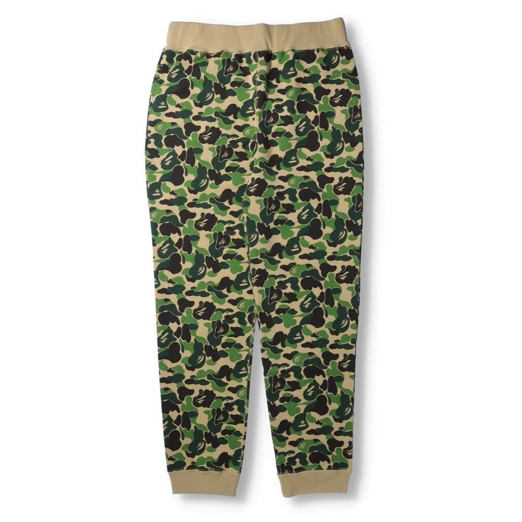 A BATHING APE GREEN CAMO SWEAT PANTS Wilson s Stuff
