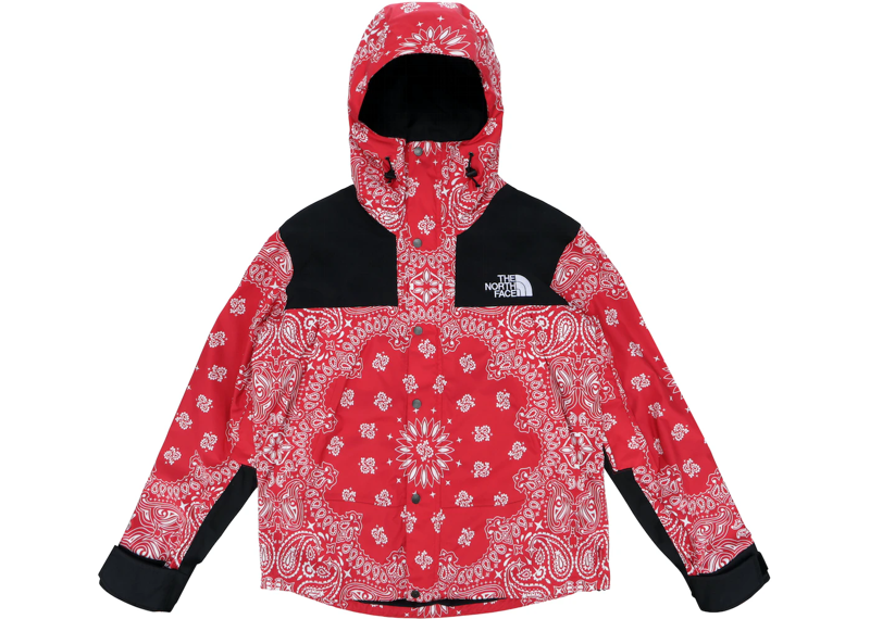 Supreme The North Face Bandana Mountain Jacket Red Wilson s Stuff